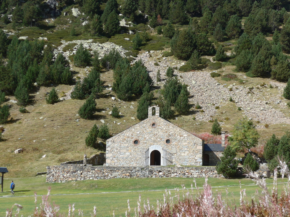 (185'242) - Einsiedlerkapelle Saint Gil am 26. September 2017 im Vall de N�ria