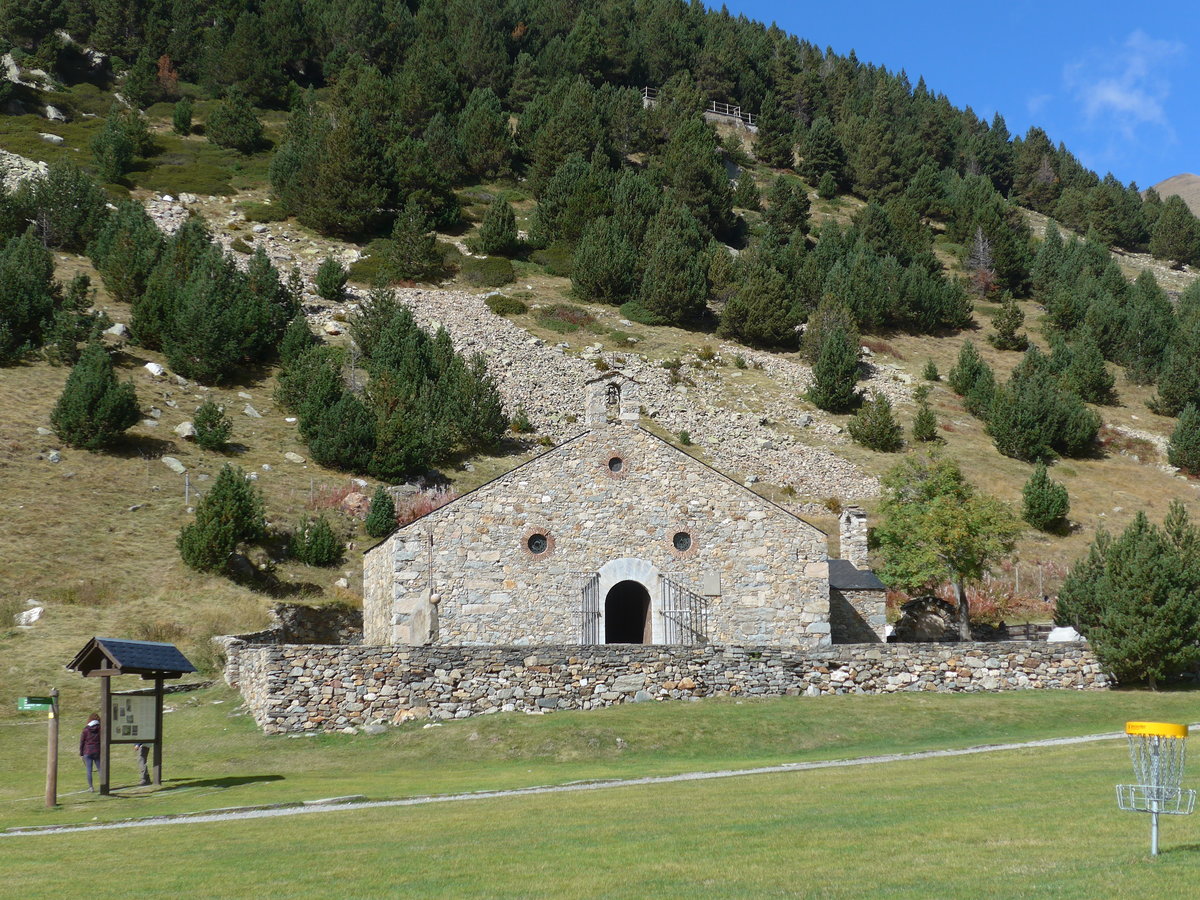 (185'249) - Einsiedlerkapelle Sabt Gil am 26. September 2017 im Vall de N�ria