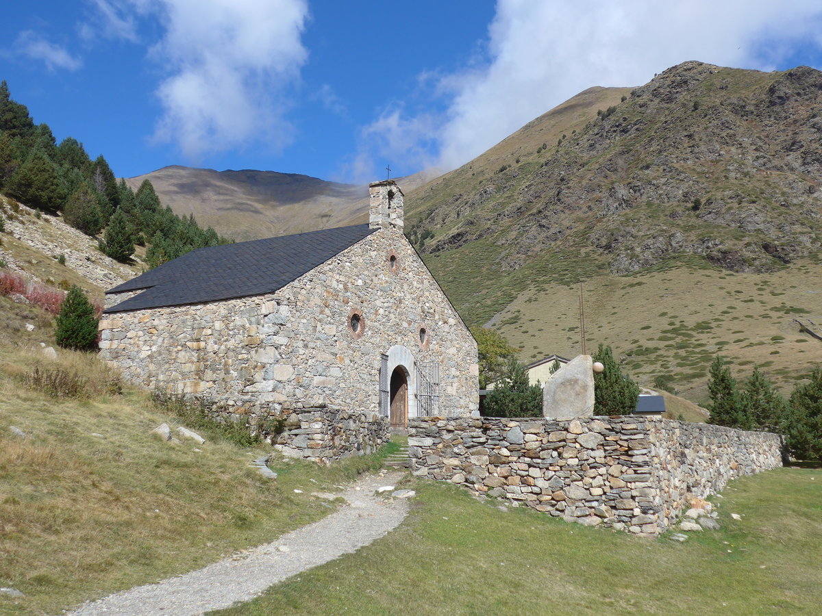 (185'254) - Einsiedlerkapelle Sant Gil am 26. September 2017 im Vall de N�ria
