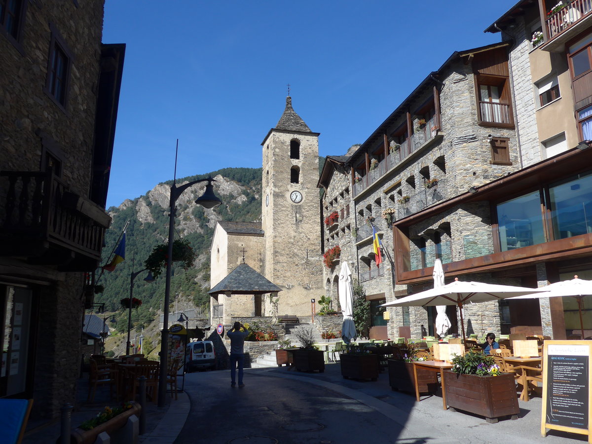 (185'352) - Die Kirche am 27. September 2017 in Ordino