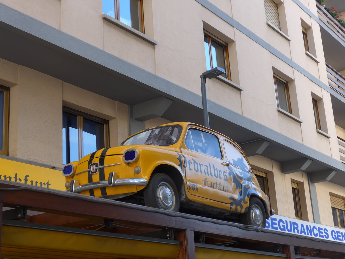 (185'471) - Fiat 500 am 28. September 2017 in Andorra la Vella