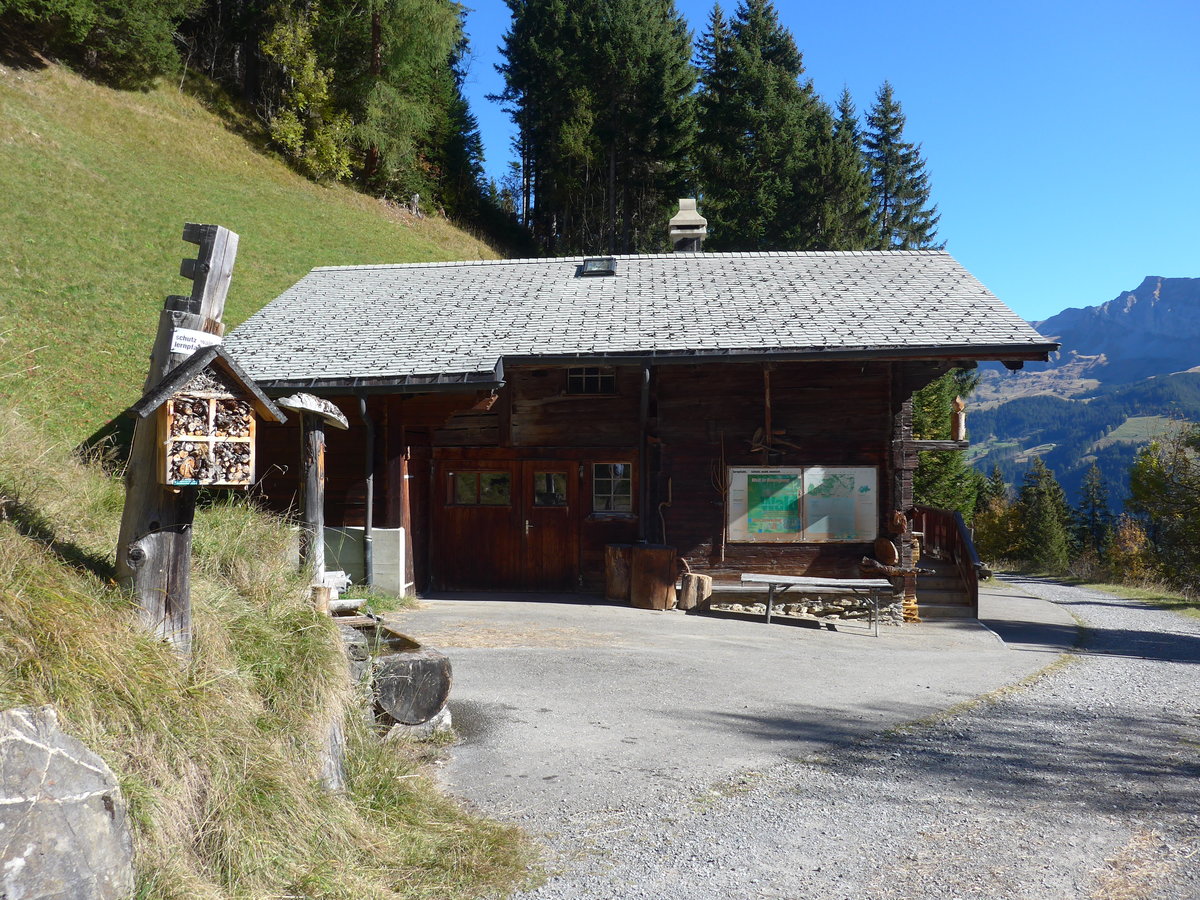 (185'826) - Forsthaus am 15. Oktober 2017 oberhalb Adelboden