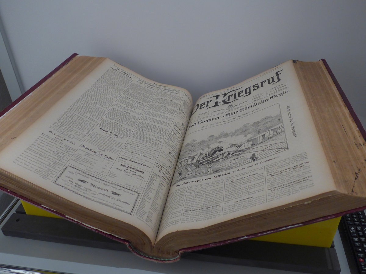 (186'276) - Heilsarmee-Zeitungen  Der Kriegsruf  am 10. November 2017 in Bern, Heilsarmee Museum