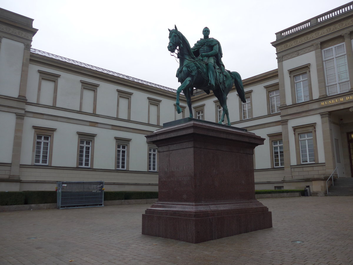 (186'291) - Denkmal von K�nig Wilhelm I. von W�rtemberg am 11. November 2017 in Stuttgart