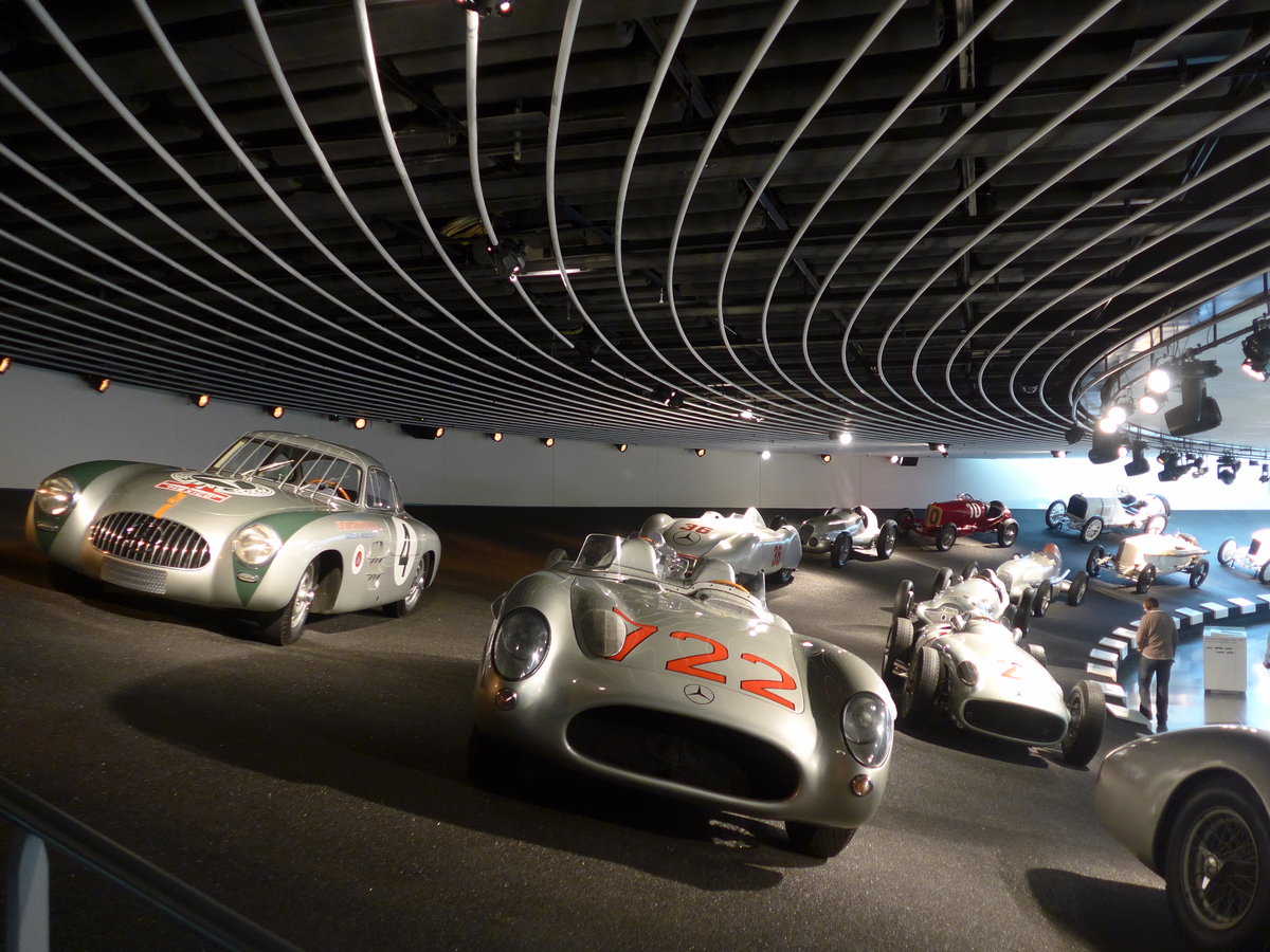 (186'479) - Verschiedene Mercedes-Benz Rennwagen am 12. November 2017 in Stuttgart, Mercedes-Benz Museum