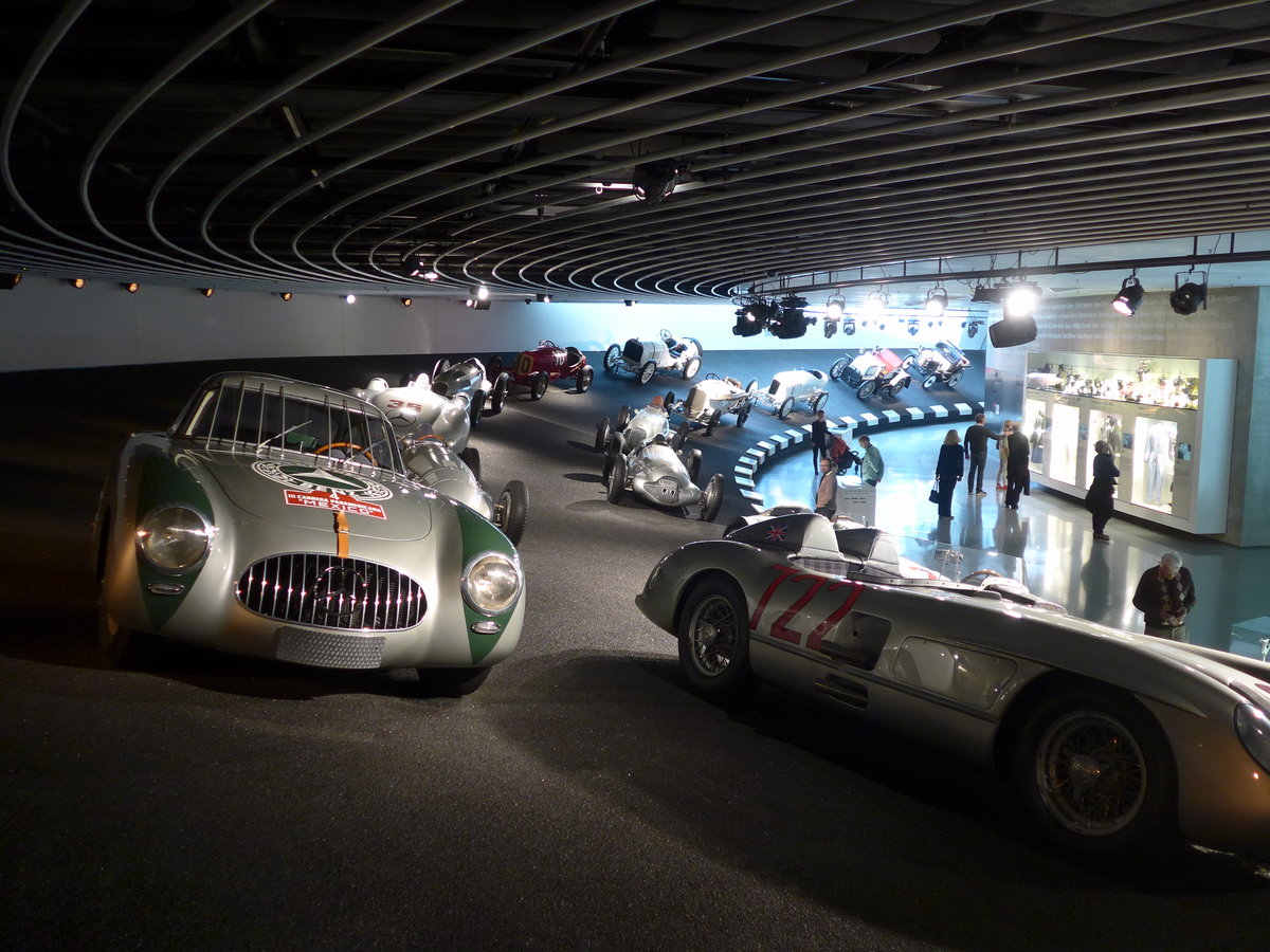 (186'480) - Verschiedene Mercedes-Benz Rennwagen am 12. November 2017 in Stuttgart, Mercedes-Benz Museum