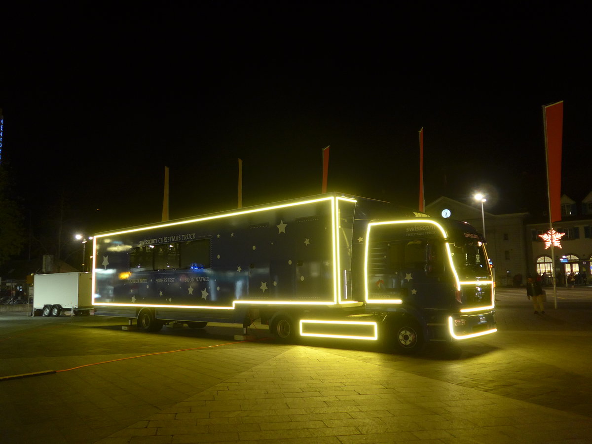 (186'738) - Swisscom - BE 540'105 - MAN am 28. November 2017 in Thun, Aarefeldplatz