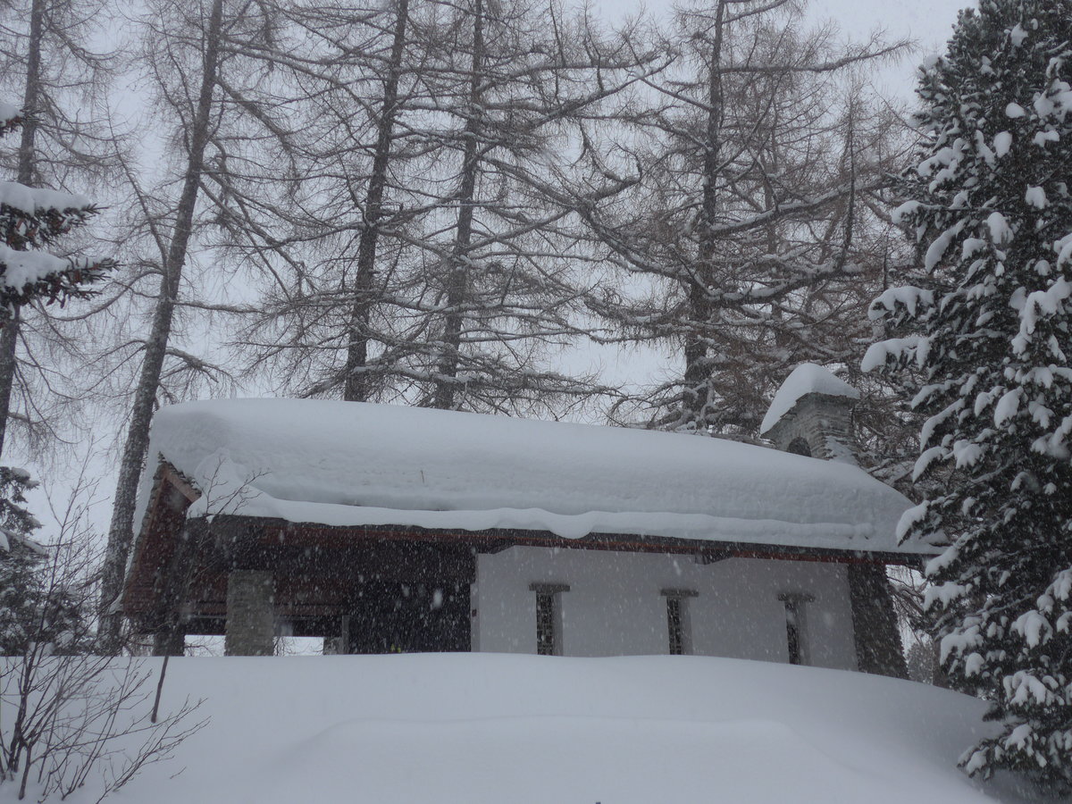 (188'056) - Kapelle am 20. Januar 2018 in Les Collons