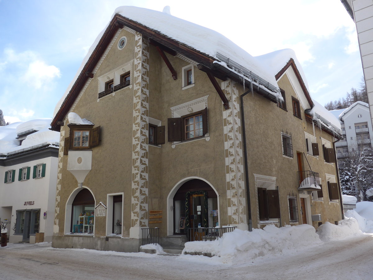 (188'145) - Bazar Laret am 3. Februar 2018 in Sils-Maria