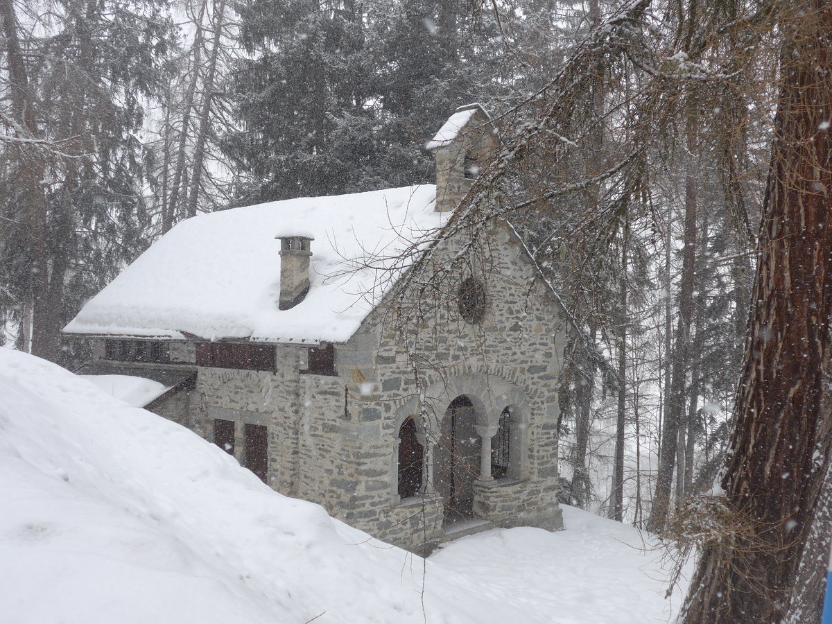 (188'392) - Kapelle am 11. Februar 2018 bei Mayens-de-Sion