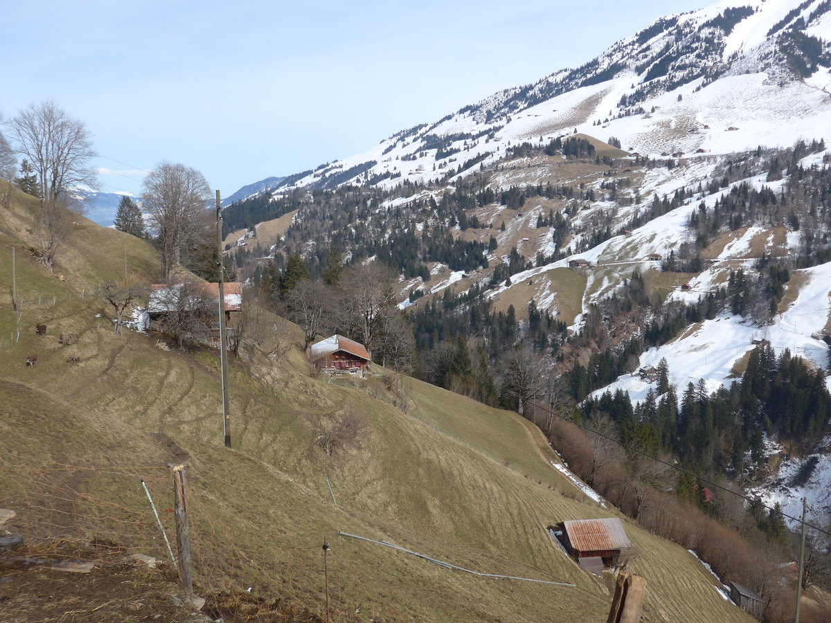 (189'069) - Das Zihl-Ladholz am 5. M�rz 2018 in Achseten
