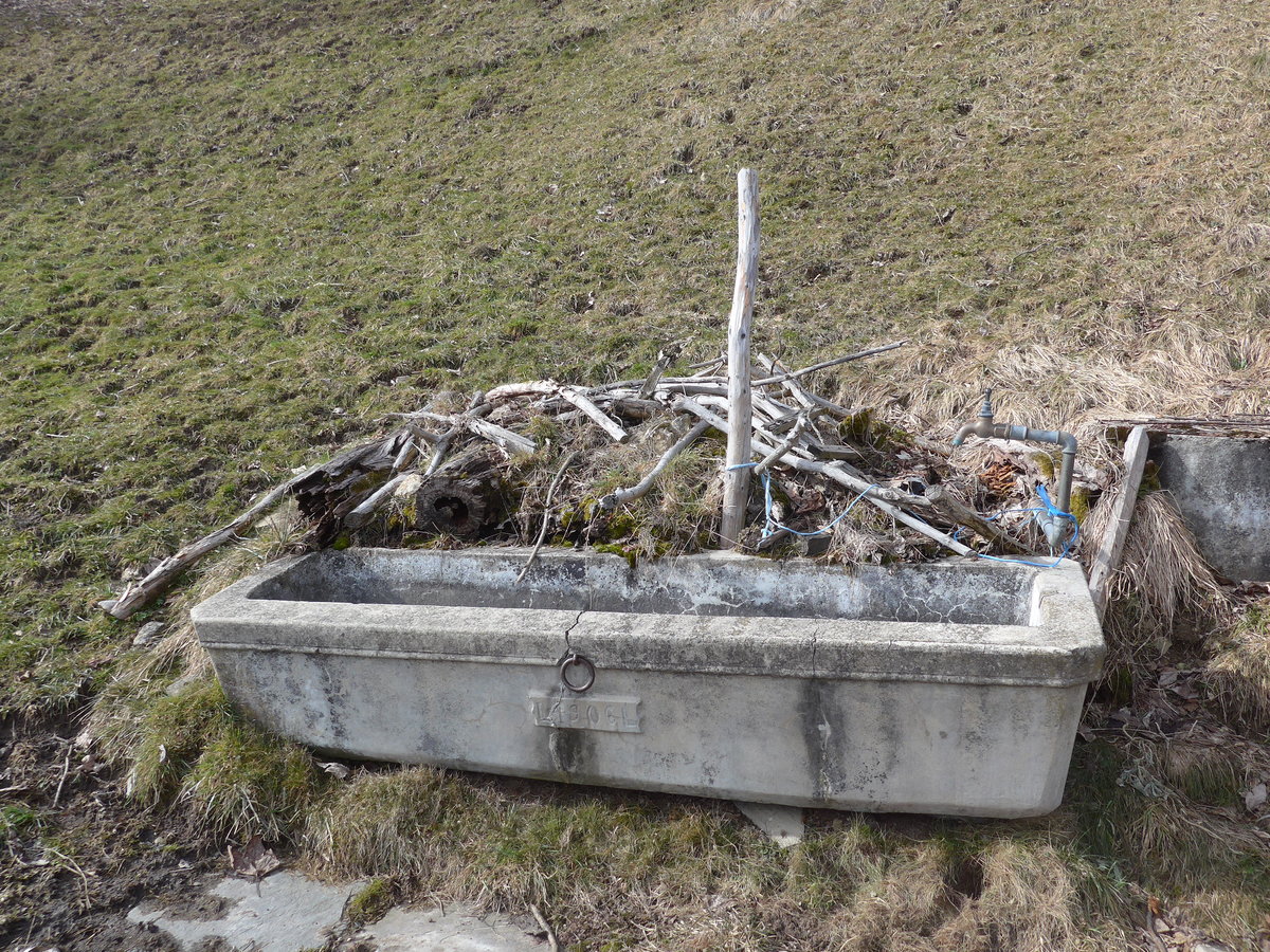 (189'081) - Brunnen von 1906 am 5. M�rz 2018 beim Zihl-Ladholz bei Achseten