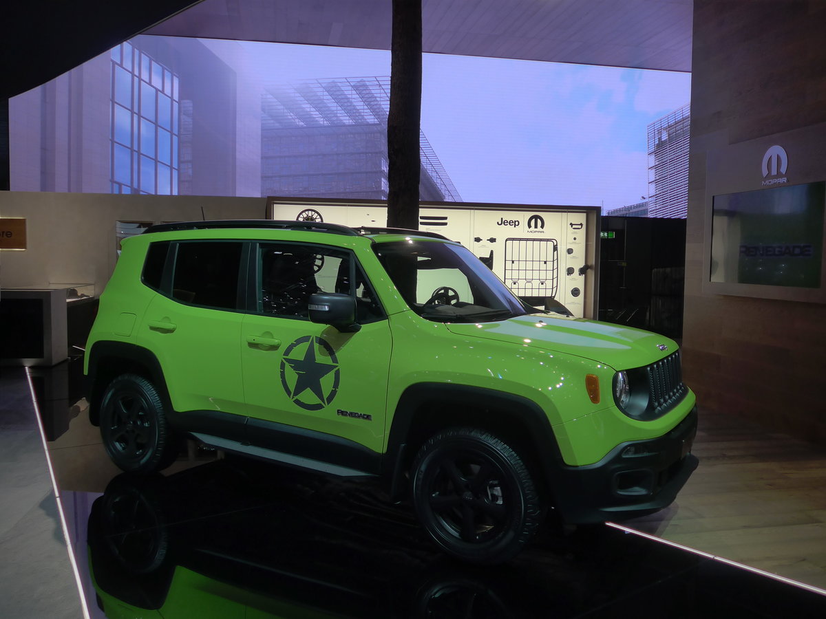 (189'223) - Jeep Renegade am 12. M�rz 2018 im Autosalon Gen�ve