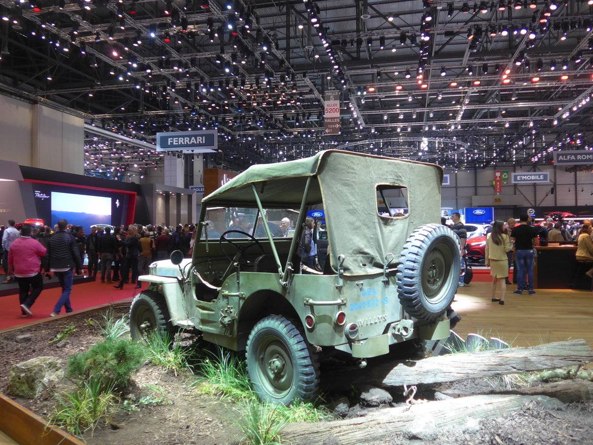 (189'225) - Willys von 1941 am 12. M�rz 2018 im Autosalon Gen�ve
