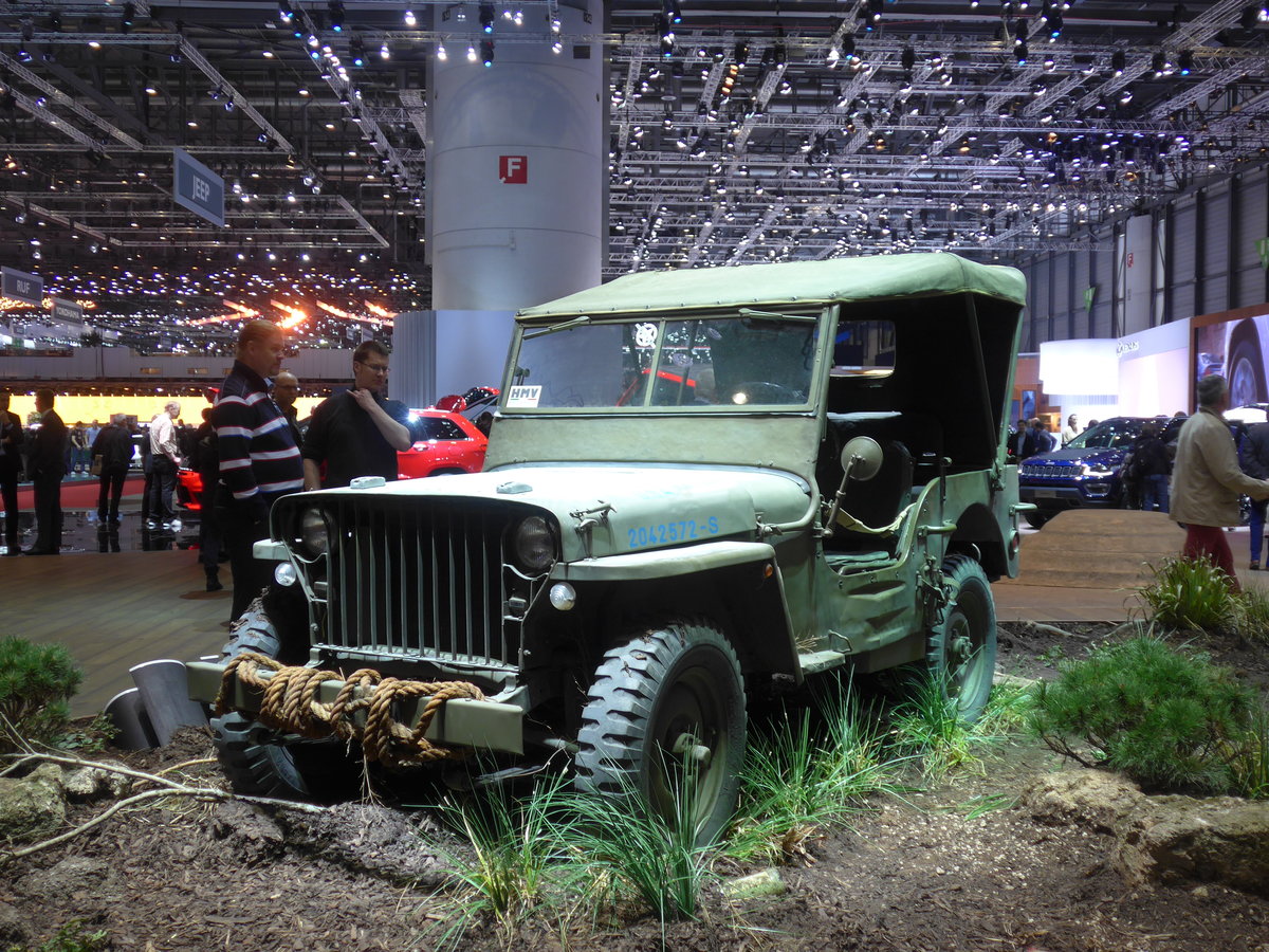 (189'226) - Willys von 1941 am 12. M�rz 2018 im Autosalon Gen�ve