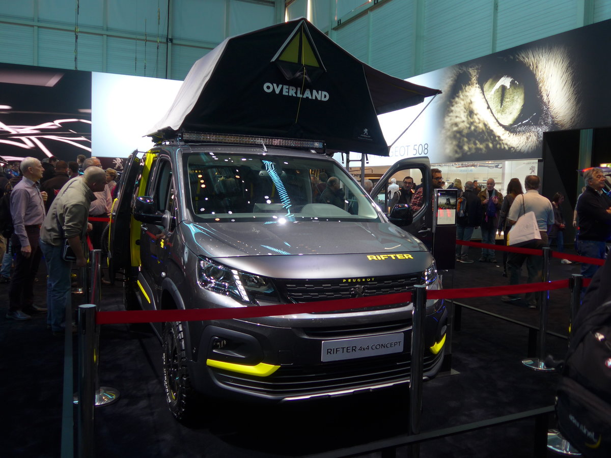 (189'241) - Peugeot Rifter 4x4 Concept am 12. M�rz 2018 im Autosalon Gen�ve