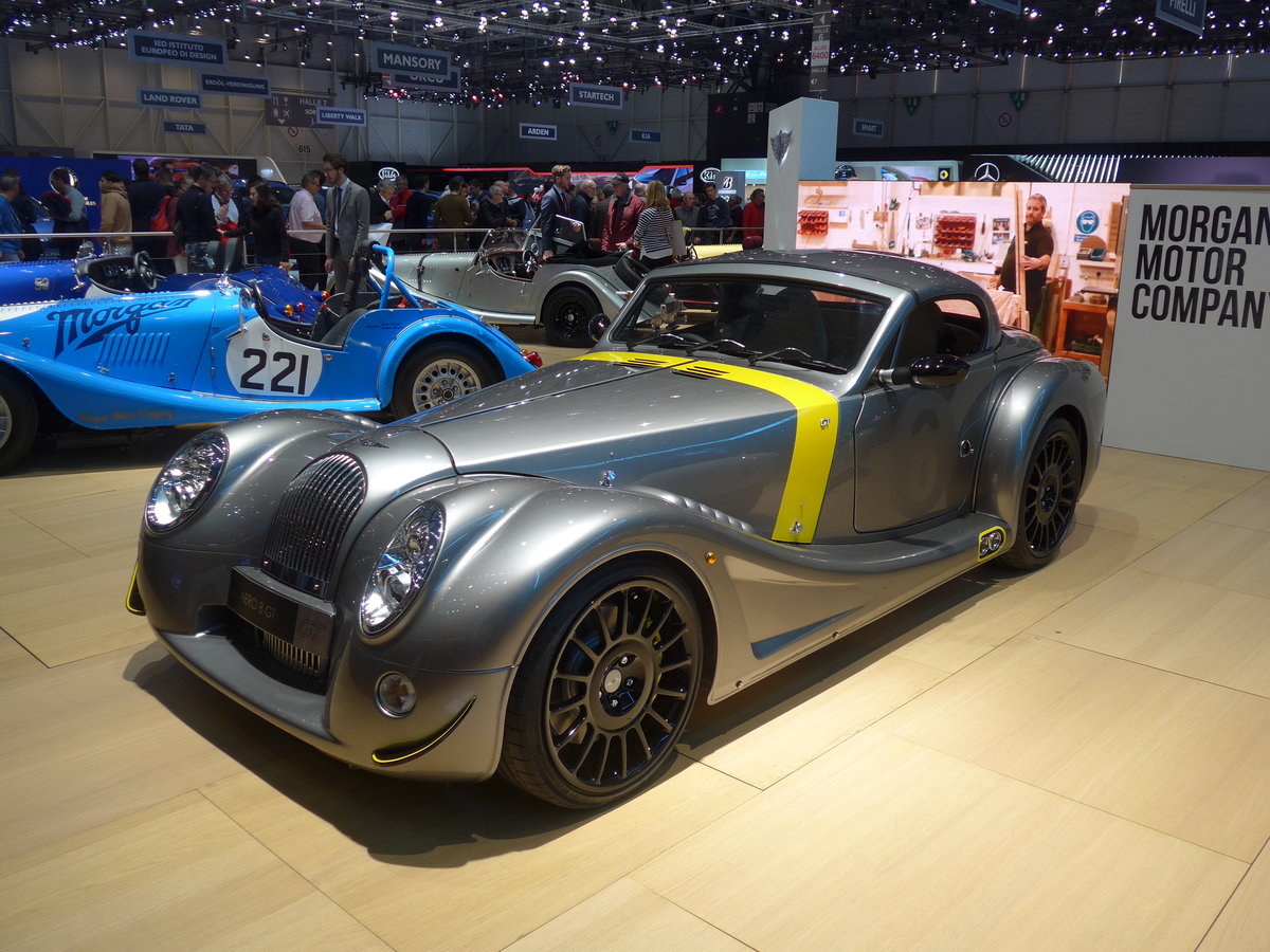 (189'243) - Morgan Aero 8 GT am 12. M�rz 2018 im Autosalon Gen�ve