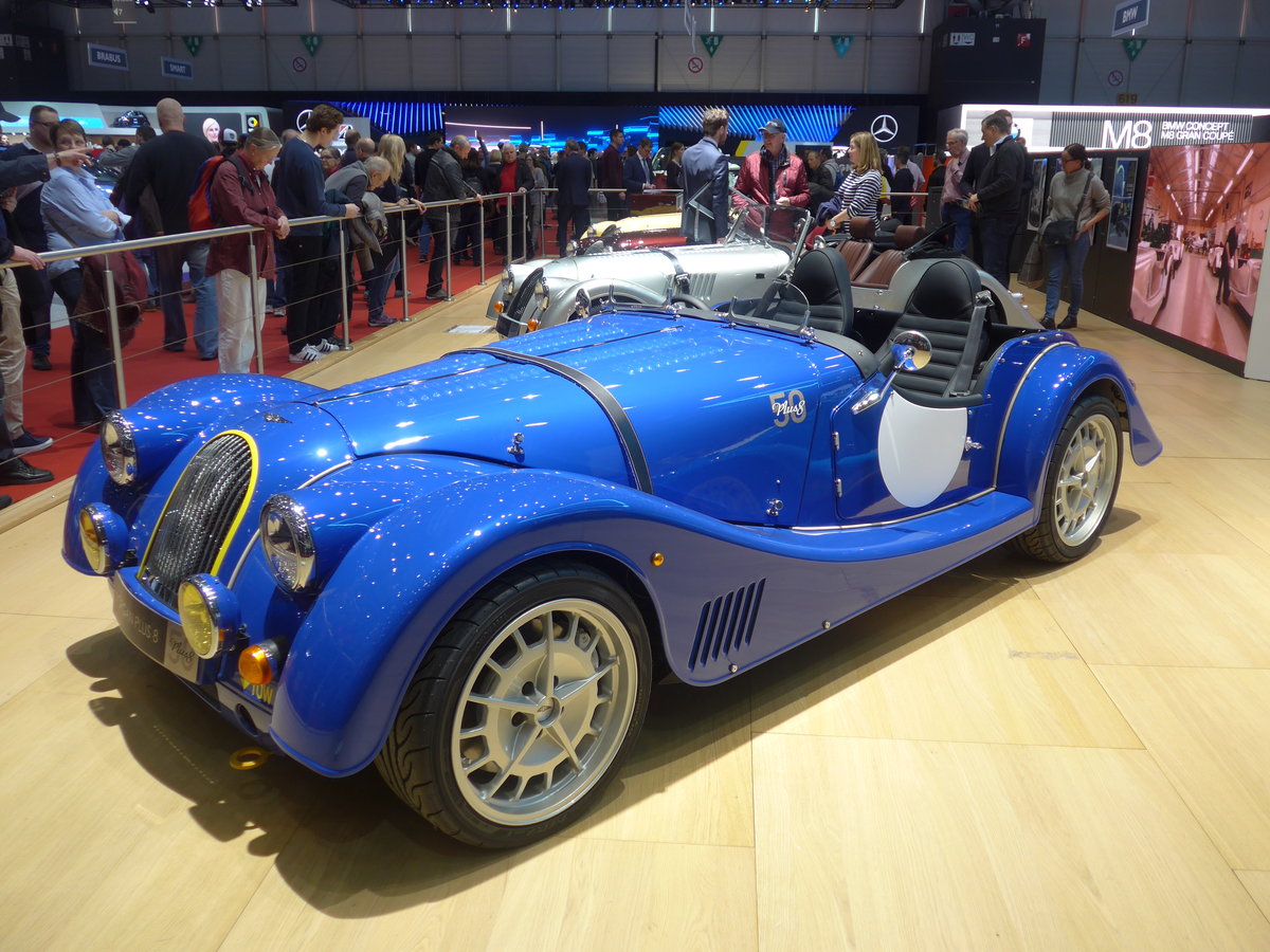 (189'245) - Morgan Plus 8 am 12. M�rz 2018 im Autosalon Gen�ve