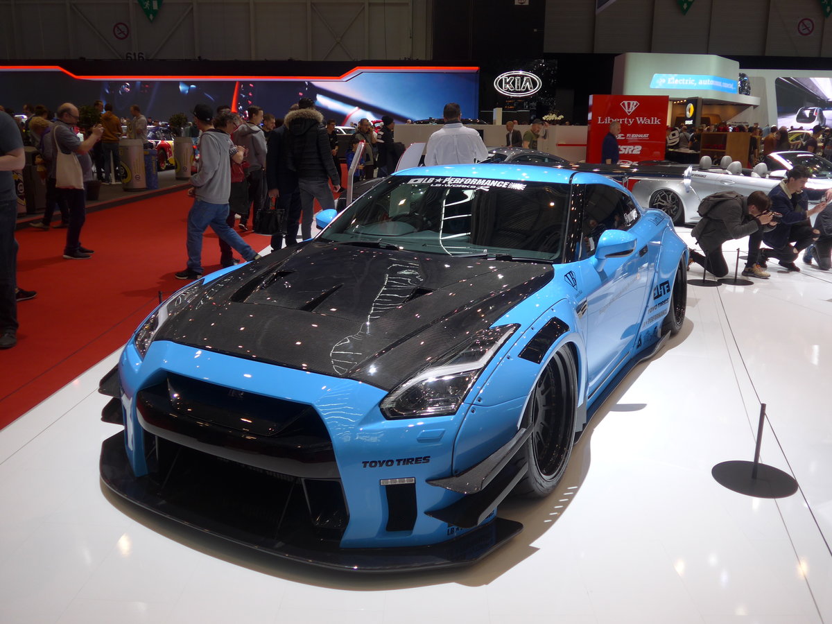 (189'253) - Liberty Walk am 12. M�rz 2018 im Autosalon Gen�ve