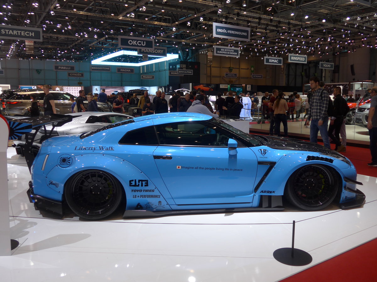 (189'254) - Liberty Walk am 12. M�rz 2018 im Autosalon Gen�ve