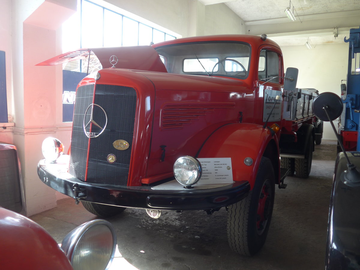 (190'059) - Lorenz, Lyssach - Mercedes am 7. April 2018 in Lyssach, Museum