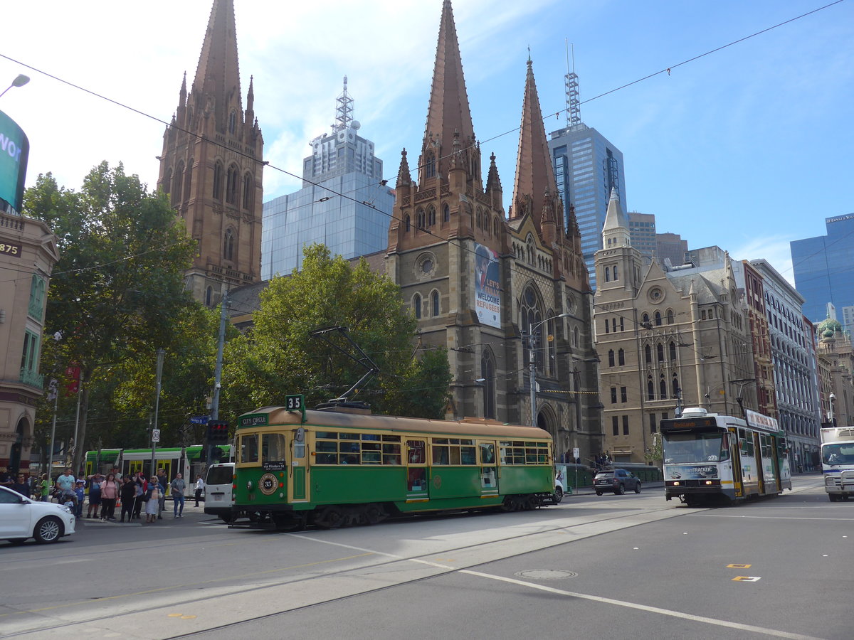 (190'396) - PTV-Trams - Nr. 1010 + 271 - in Melbourne