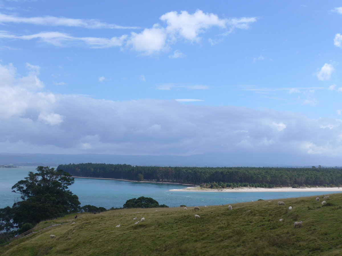 (190'670) - Ausblick am 21. April 2018 vom Mount Maunganui bei Mauao