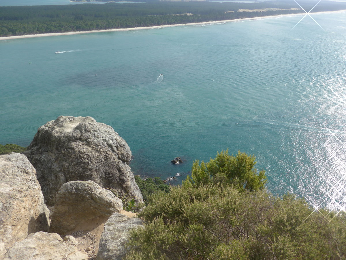 (190'697) - Ausblick vom Maunt Maunganui am 21. April 2018 bei Mauao
