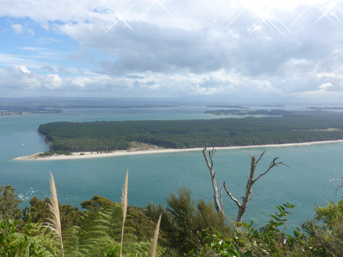 (190'705) - Ausblick vom Mount Maunganui am 21. April 2018 bei Mauao