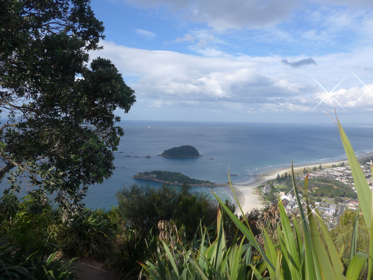 (190'716) - Ausblick vom Mount Maunganui am 21. April 2018 bei Mauao