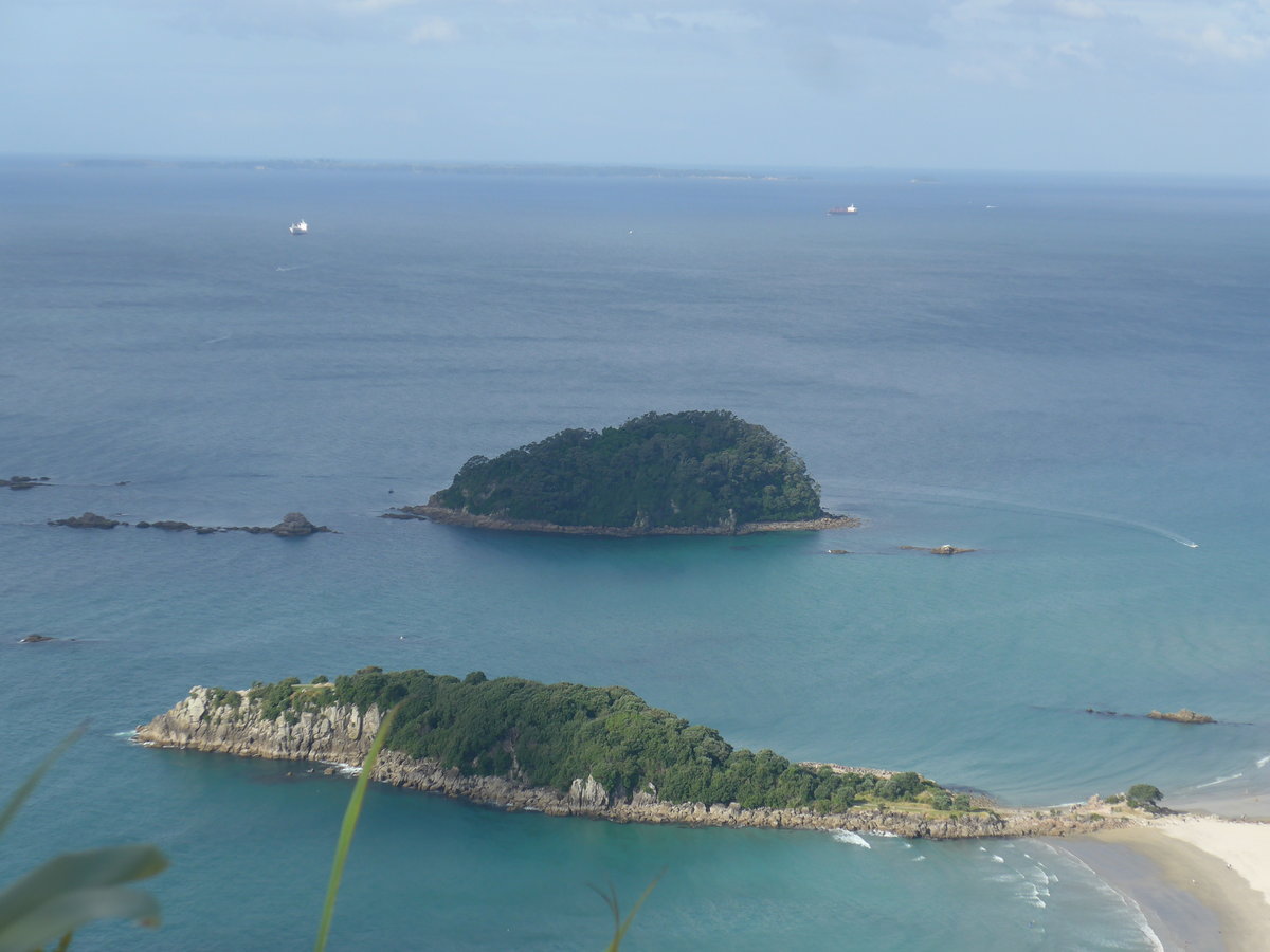 (190'718) - Ausblick vom Mount Maunganui am 21. April 2018 bei Mauao