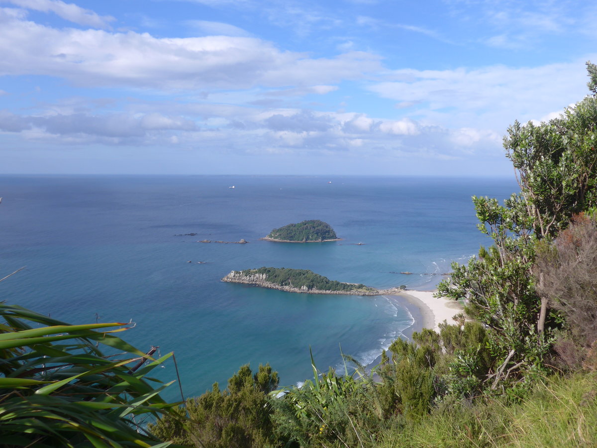 (190'726) - Ausblick vom Mount Maunganui am 21. April 2018 bei Mauao