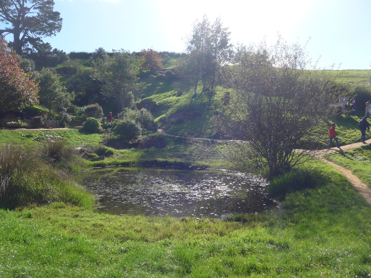 (190'887) - Kleines Seelein im Hobbiton am 22. April 2018 bei Hinuera