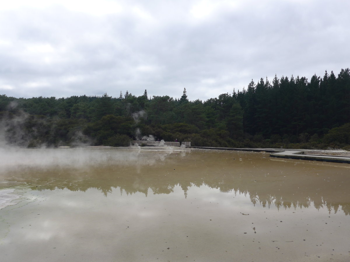 (191'073) - Der Champagne Pool im Wai-O-Tapu Thermal Wonderland am 23. April 2018 bei Rotorua