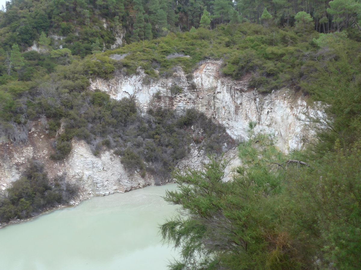 (191'091) - See im Wai-O-Tapu Thermal Wonderland am 23. April 2018 bei Rotorua