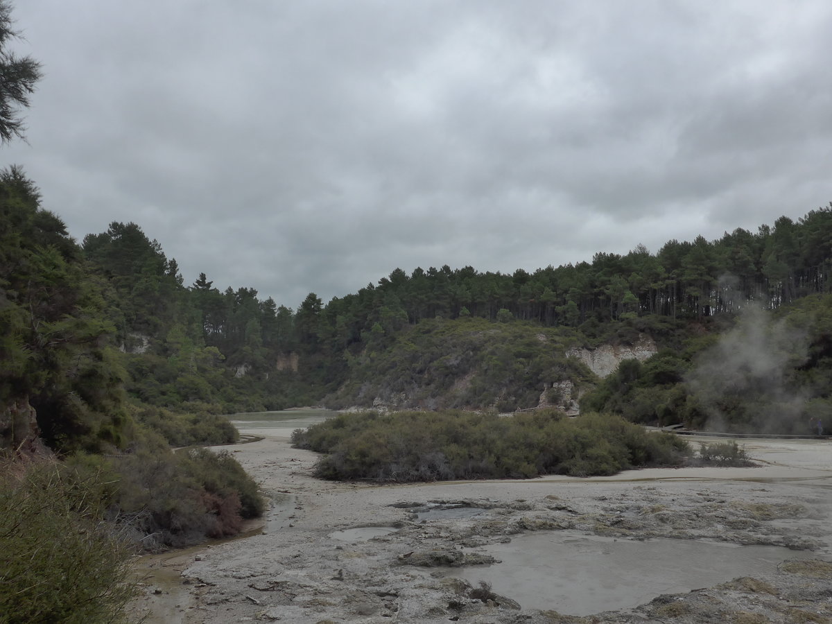 (191'134) - Im Wai-O-Tapu Thermal Wonderland am 23. April 2018 bei Rotorua