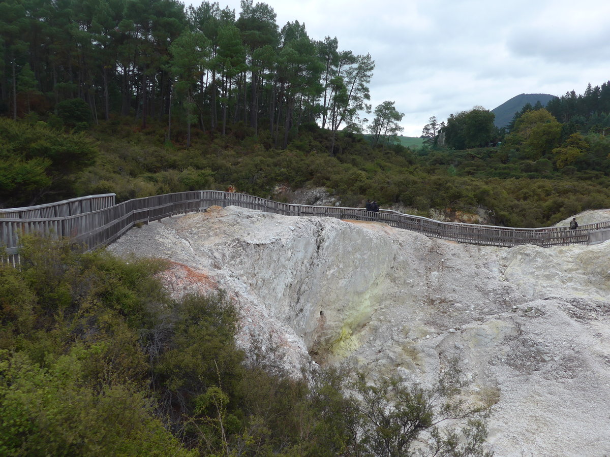 (191'189) - Im Wai-O-Tapu Thermal Wonderland am 23. April 2018 bei Rotorua