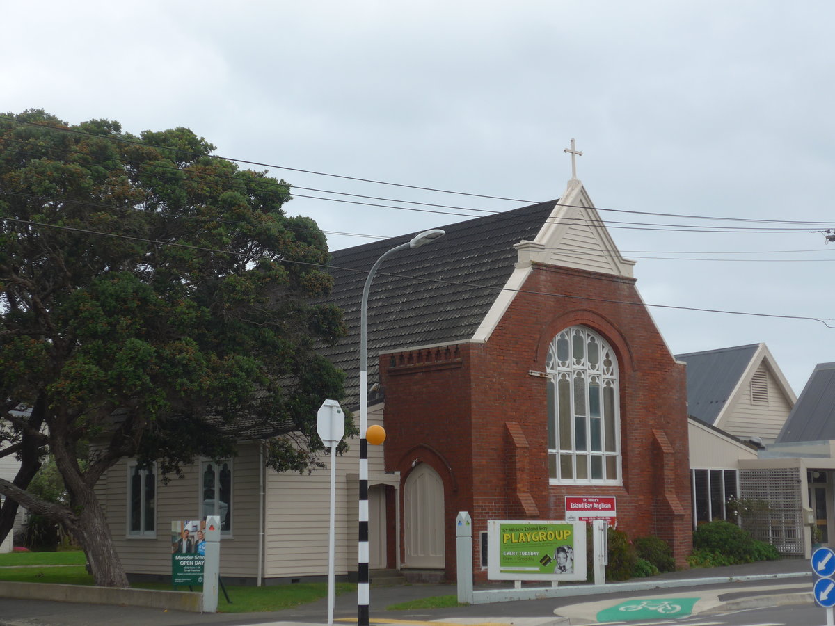 (191'695) - Anglikanische Kirche am 27. April 2018 in Island Bay
