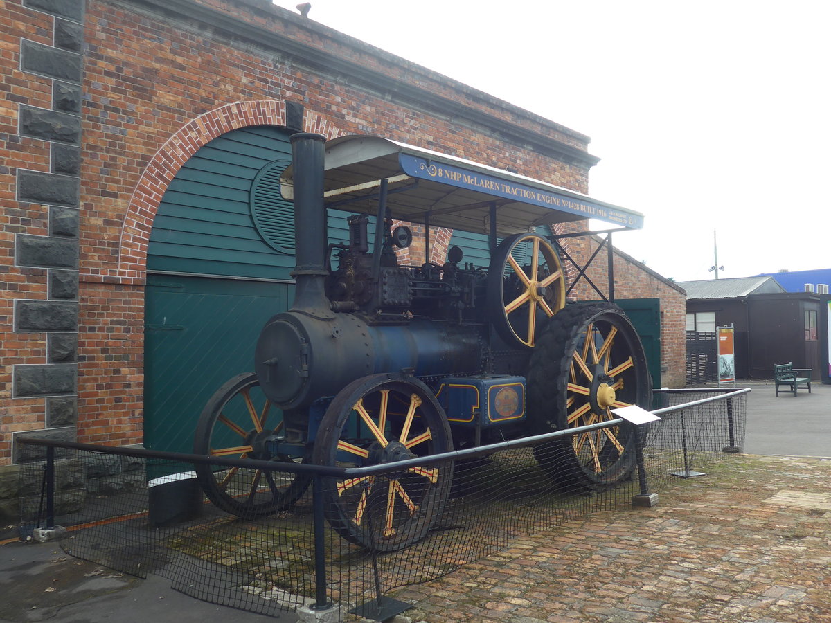 (191'924) - McLaren Steam Traction Engine von 1912 am 30. April 2018 in Auckland, Motat