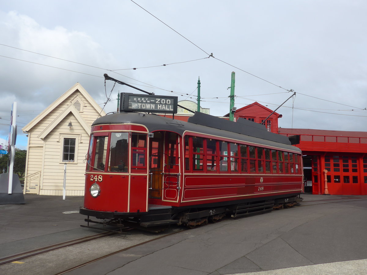 (191'930) - Tram - Nr. 248 - am 30. April 2018 in Auckland, Motat