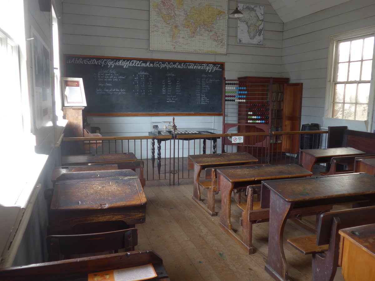 (191'937) - Altes Schulzimmer am 30. April 2018 in Auckland, Motat