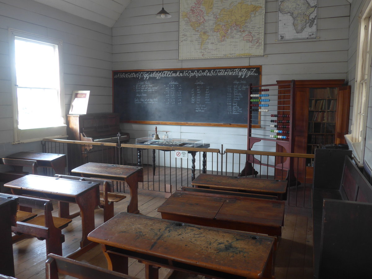 (191'938) - Altes Schulzimmer am 30. April 2018 in Auckland, Motat