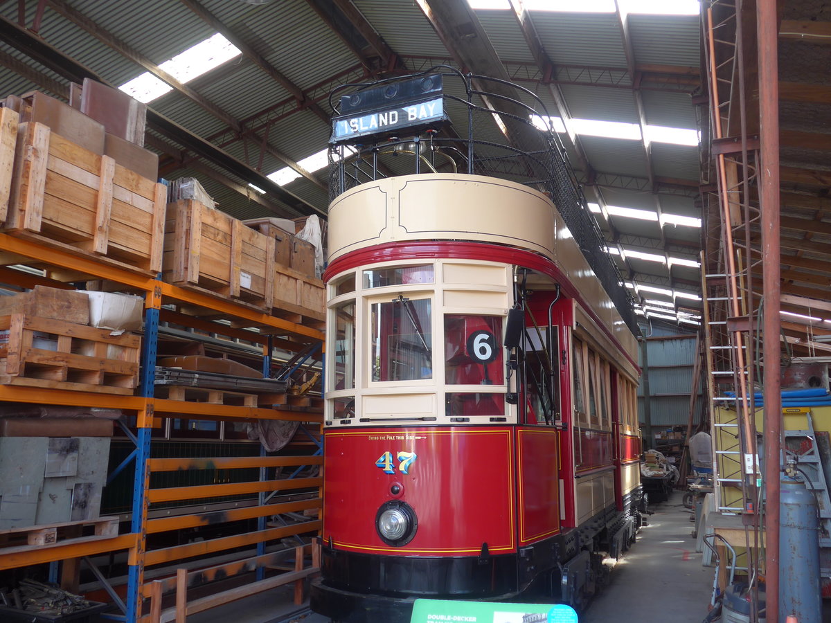 (191'968) - Wellington-Tram - Nr. 47 - am 30. April 2018 in Auckland, Motat