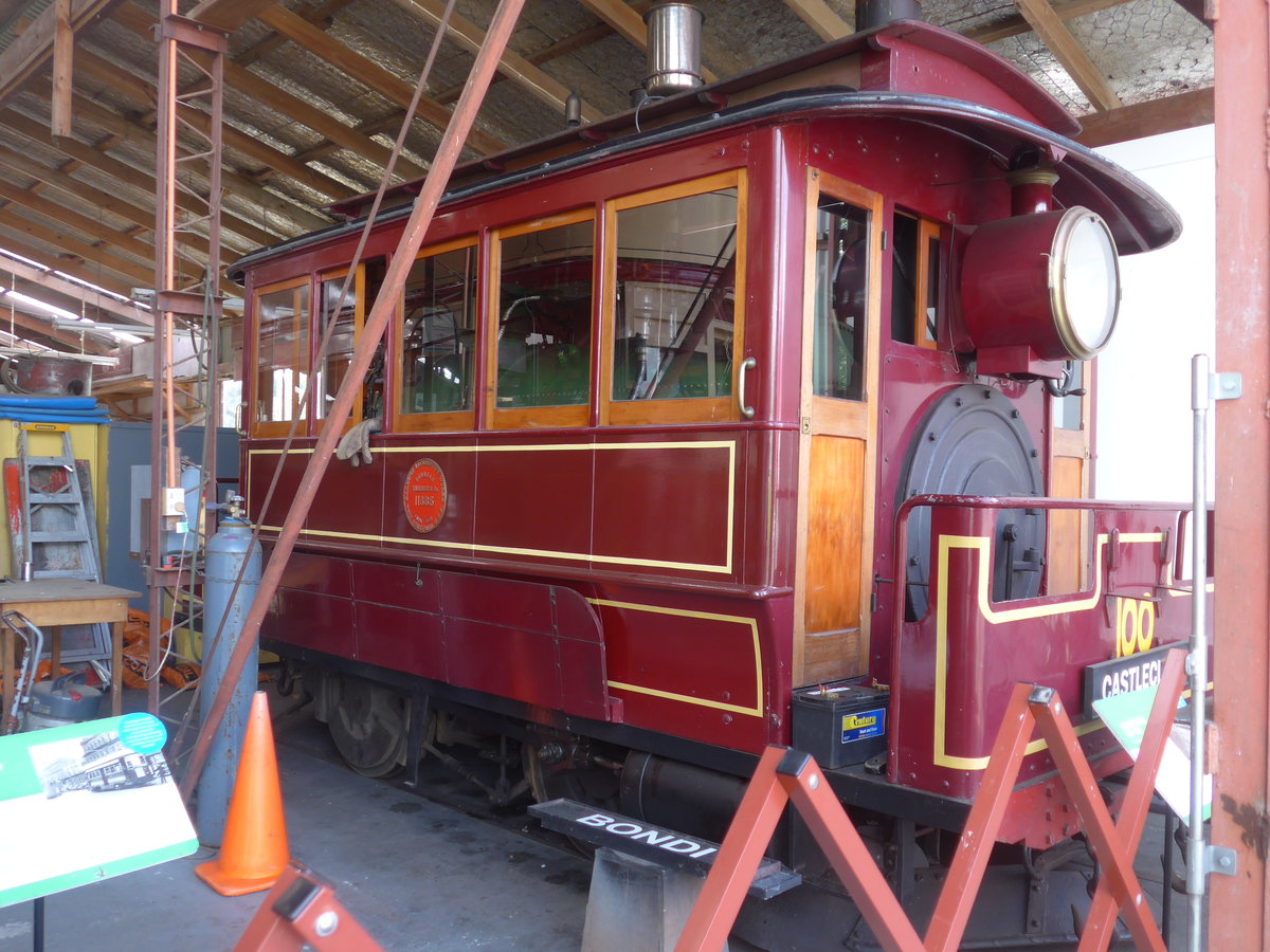 (191'970) - Whanganui-Tram - Nr. 100 - am 30. April 2018 in Auckland, Motat