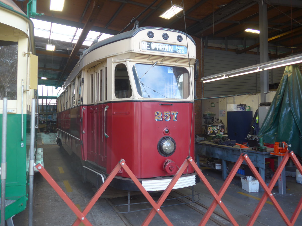 (191'991) - Tram - Nr. 257 - am 30. April 2018 in Auckland, Motat