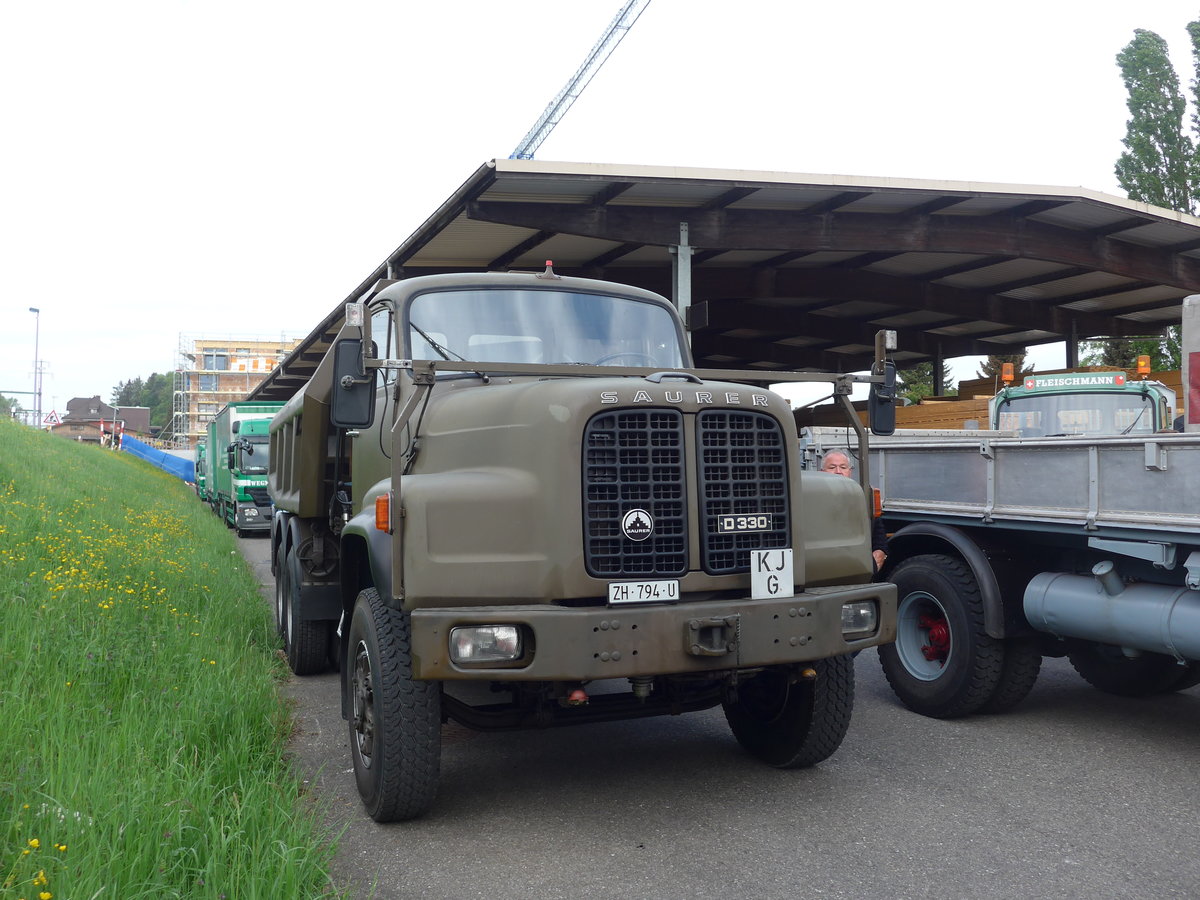 (192'337) - Saurer - ZH 794 U - am 5. Mai 2018 in Attikon, Wegm�ller