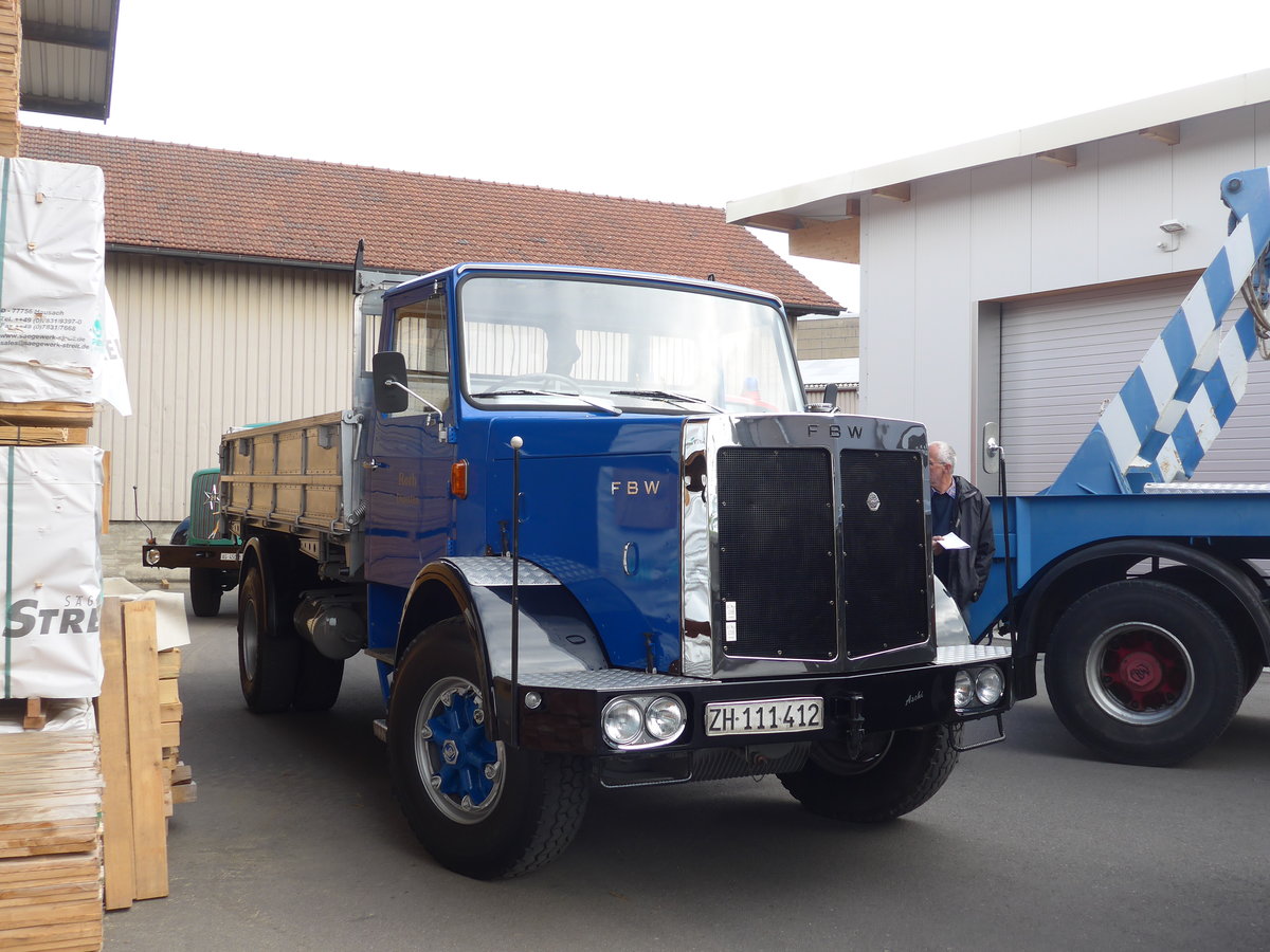 (192'339) - Roth, D�rnten - ZH 111'412 - FBW am 5. Mai 2018 in Attikon, Wegm�ller