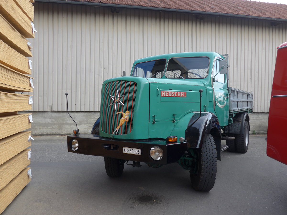 (192'343) - Hegglin, Villmergen - AG 45'098 - Henschel am 5. Mai 2018 in Attikon, Wegm�ller