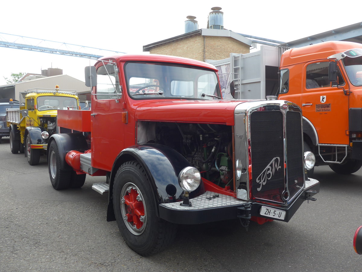 (192'353) - FBW - ZH 5 U - am 5. Mai 2018 in Attikon, Wegm�ller