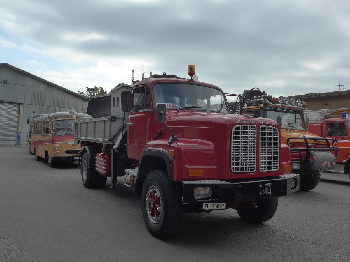 (192'363) - Saurer - ZH 73'827 - am 5. Mai 2018 in Attikon, Wegm�ller